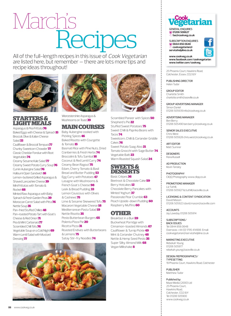 Veggie Magazine Preview Pages