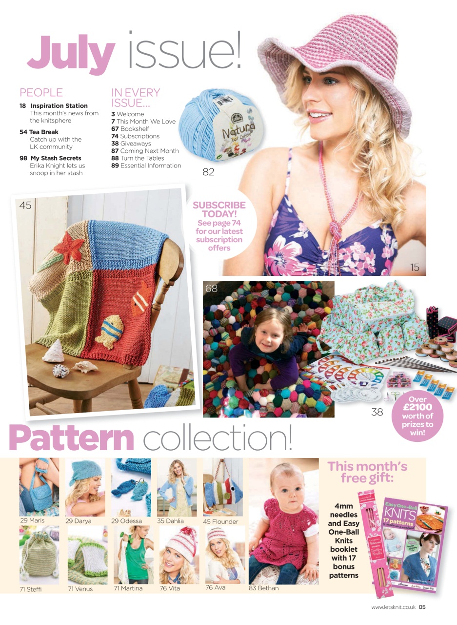 Let's Knit Preview Pages