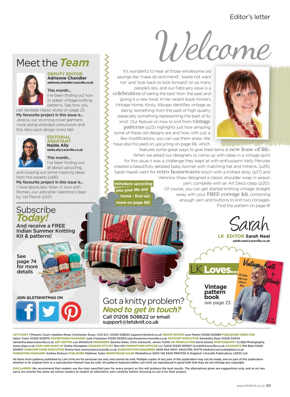 Let's Knit Preview Pages