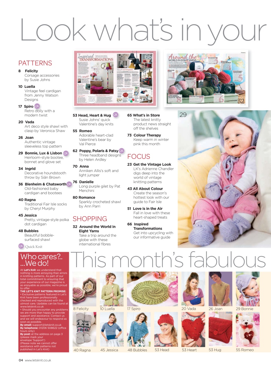 Let's Knit Preview Pages