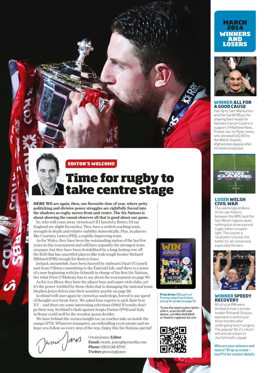 Rugby World Preview Pages