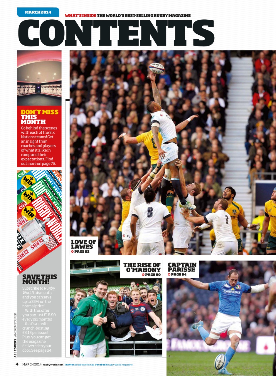 Rugby World Preview Pages