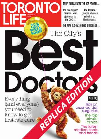 Toronto Life issue MARCH 2014