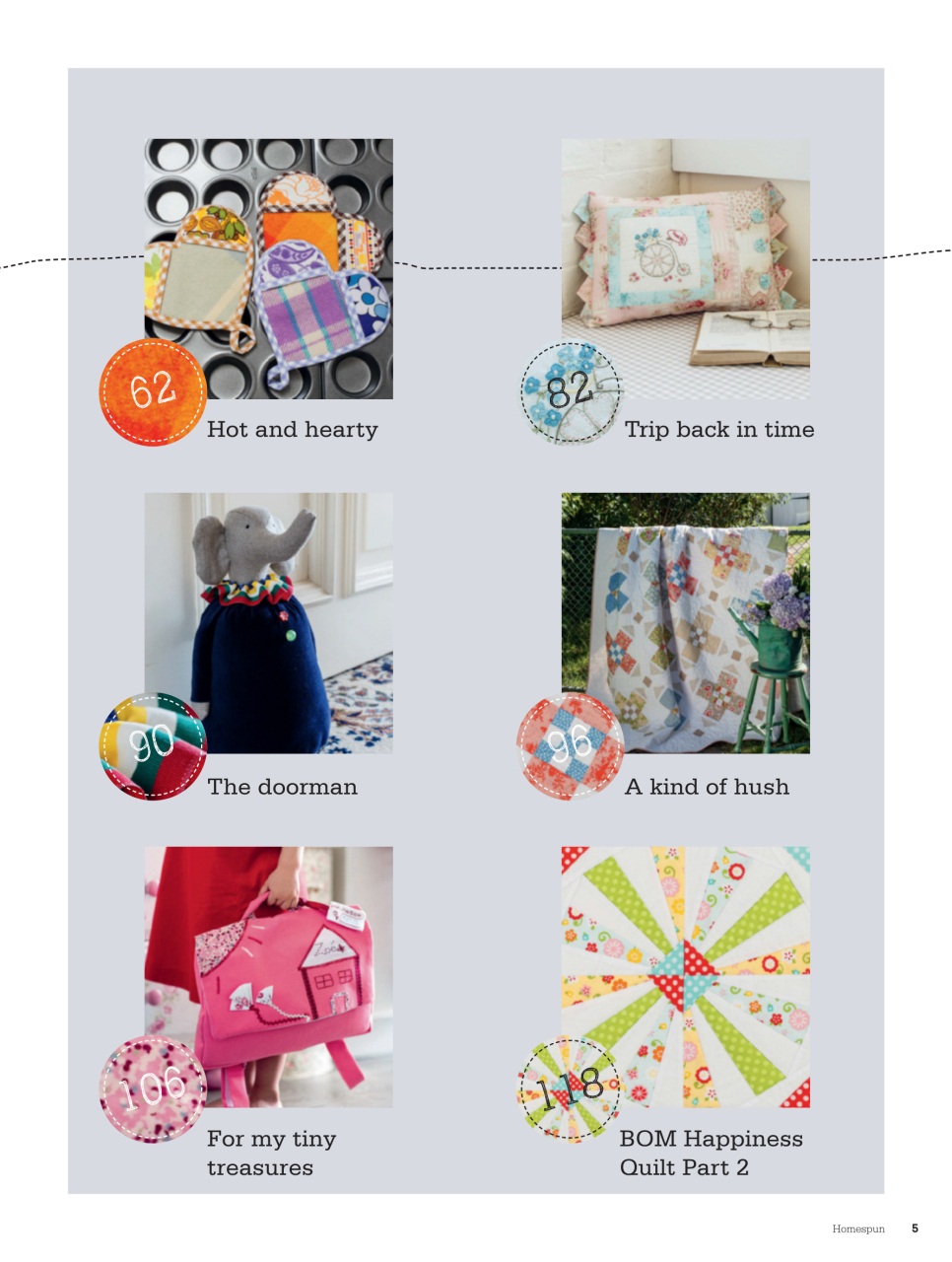 Homespun Preview Pages