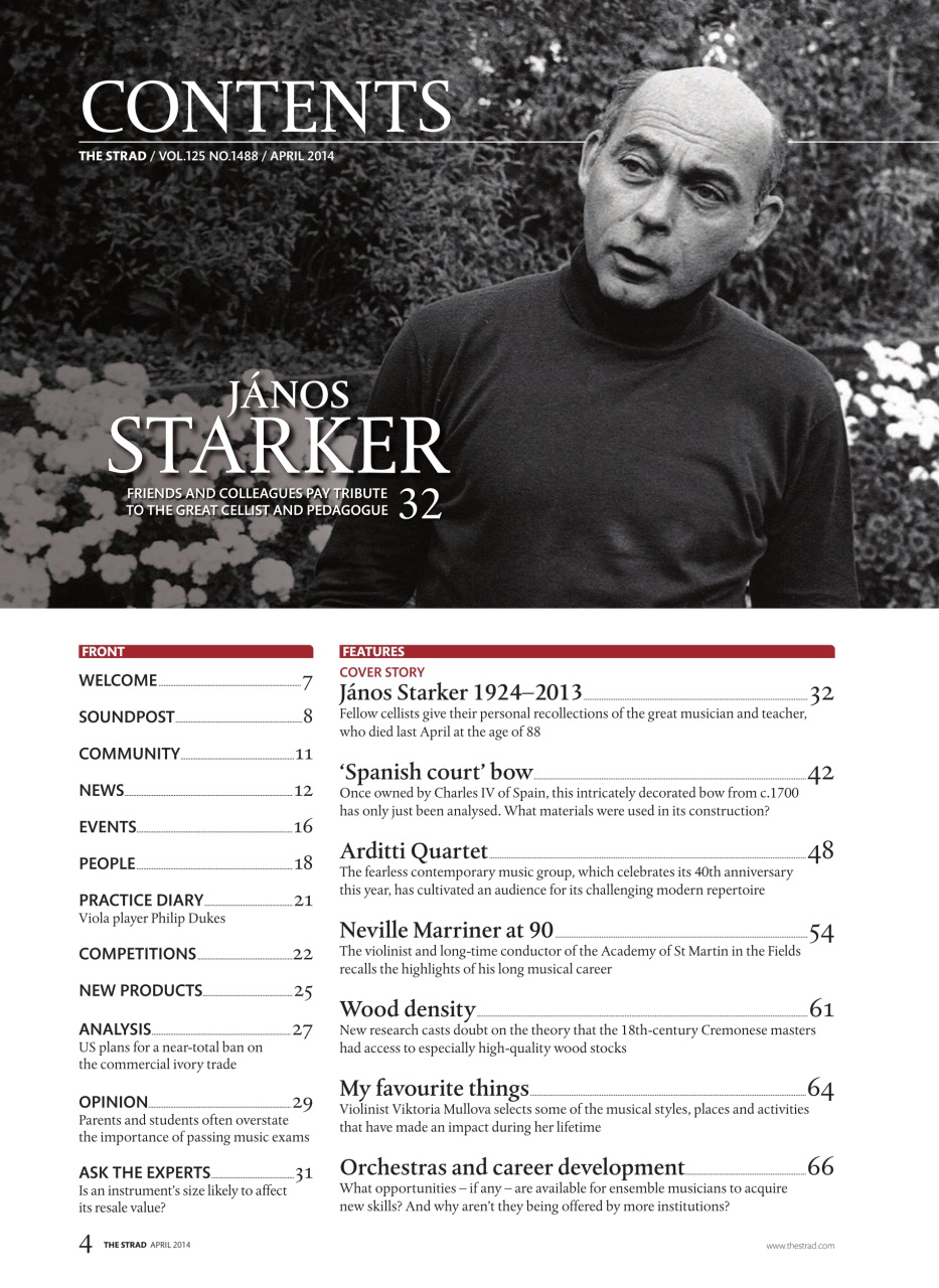 The Strad Preview Pages