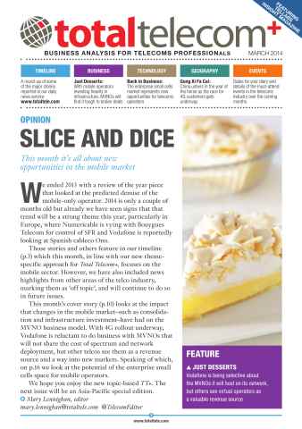 Total Telecom+ March 2014 issue Total Telecom+ March 2014