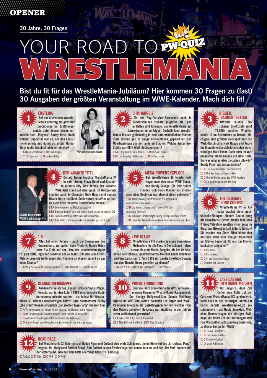Power-Wrestling Preview Pages