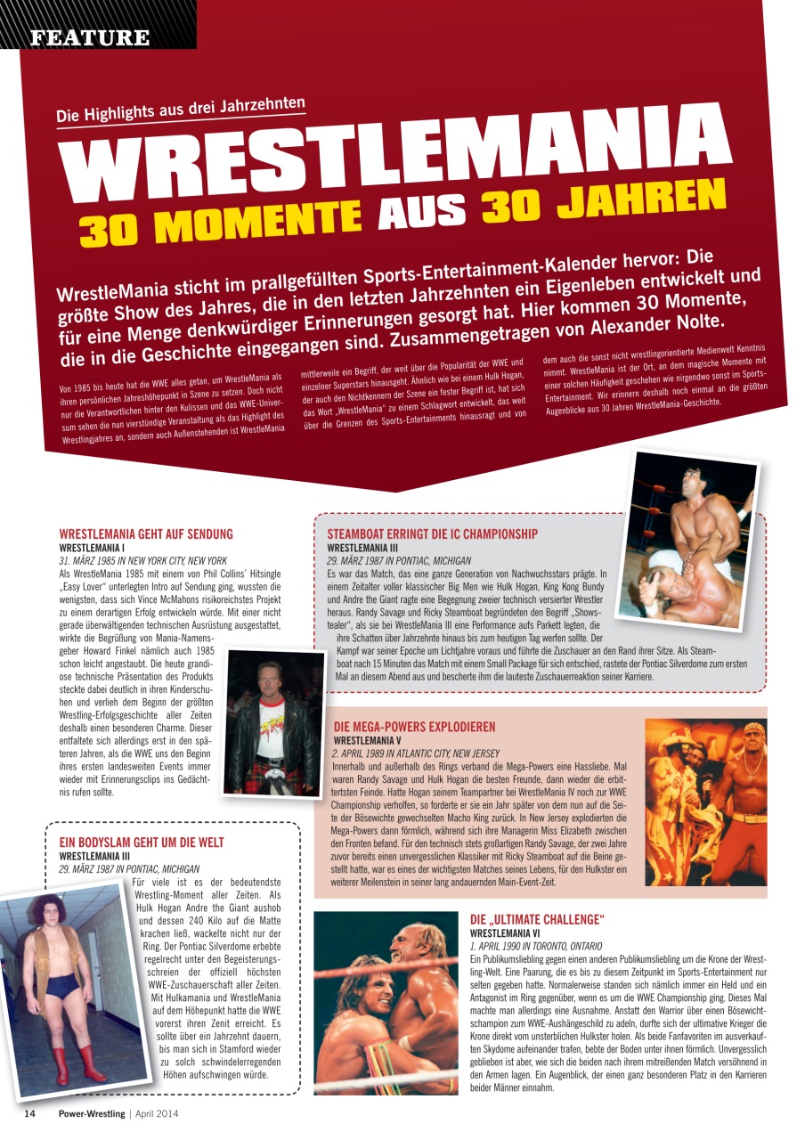 Power-Wrestling Preview Pages