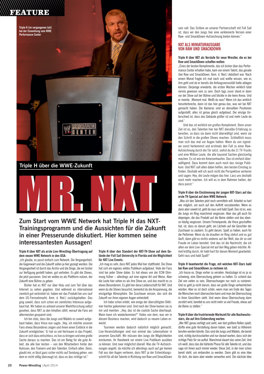 Power-Wrestling Preview Pages