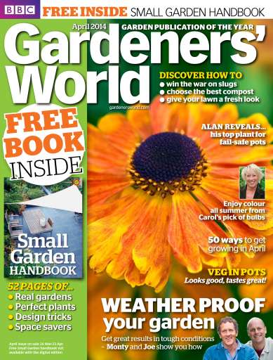 Gardeners' World Magazine - April 2014 Subscriptions | Pocketmags