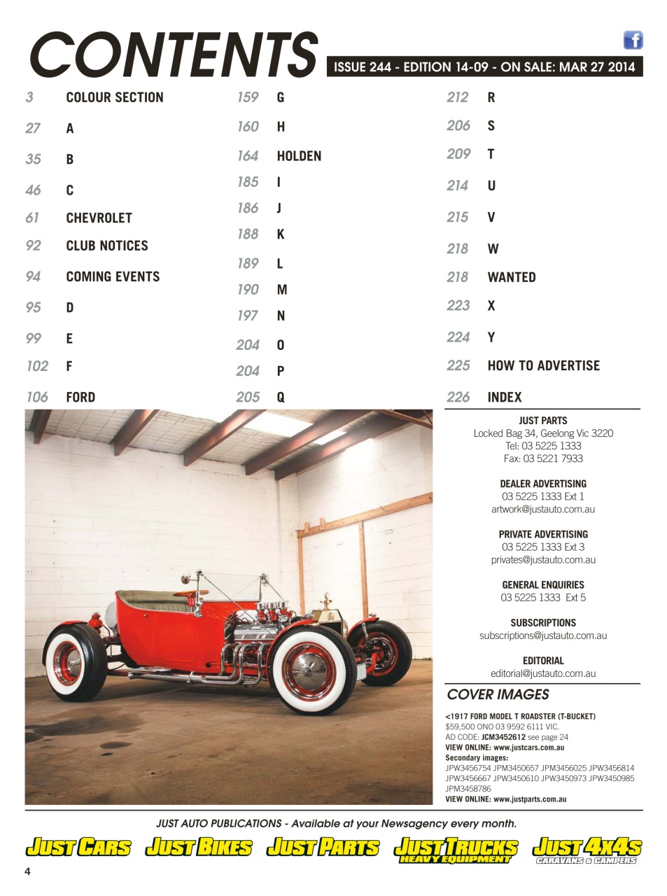 JUST PARTS Preview Pages