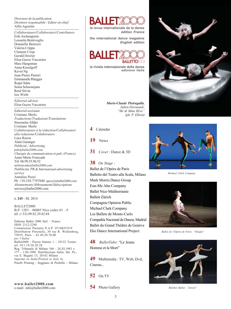 BALLET2000 Édition France Preview Pages
