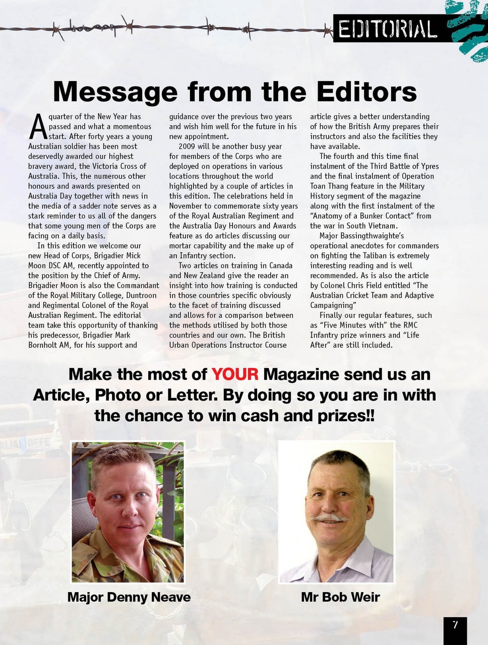 Australian Infantry Magazine Preview Pages