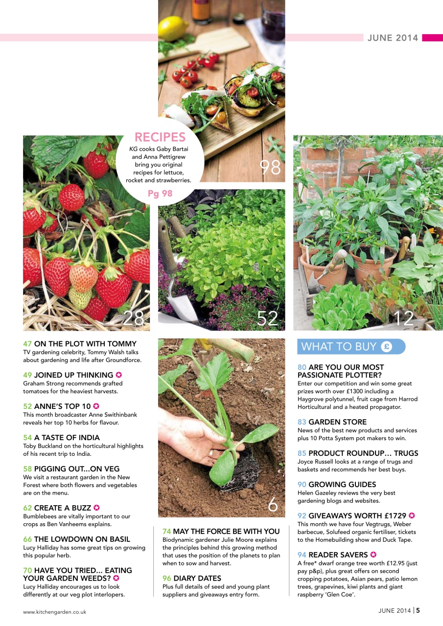 Kitchen Garden Magazine Preview Pages