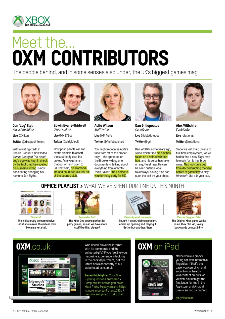 Official Xbox Magazine (UK Edition) Preview Pages