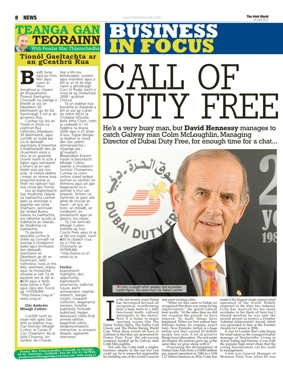 Irish World Preview Pages