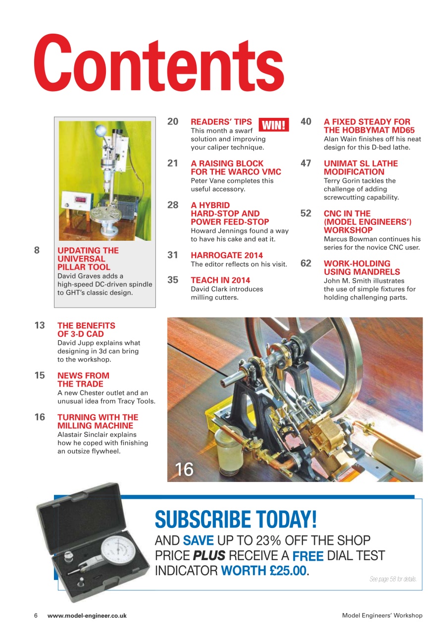 Model Engineer & Workshop Magazine Preview Pages