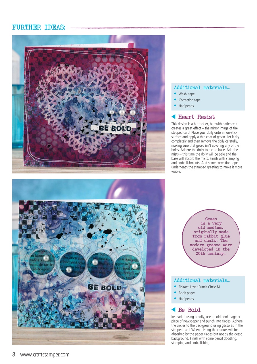 Craft Stamper Preview Pages
