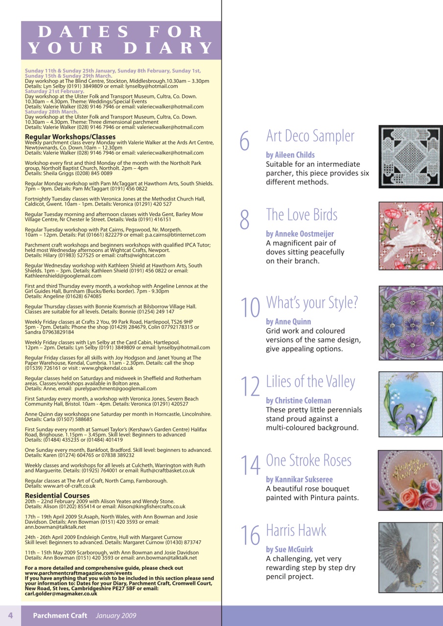 Parchment Craft Preview Pages