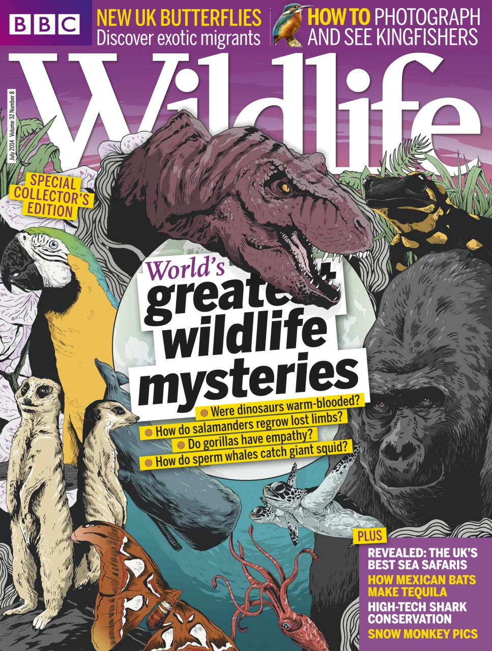 BBC Wildlife Magazine Preview Pages