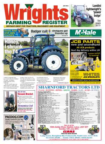 Wright's Farming Register July 2014 issue Wright's Farming Register July 2014
