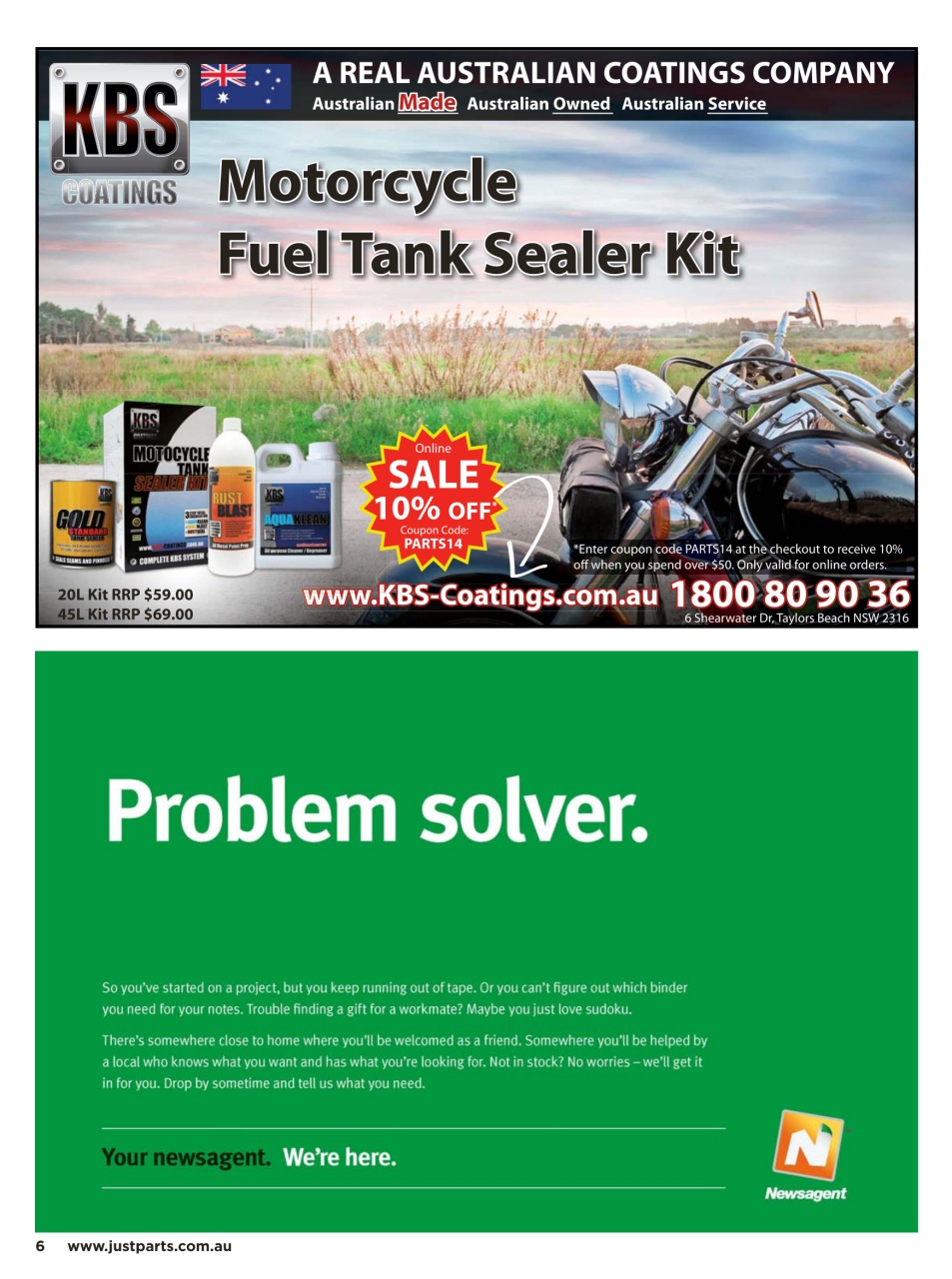 JUST PARTS Preview Pages