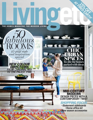 Living Etc Magazine - September 2014 Subscriptions | Pocketmags