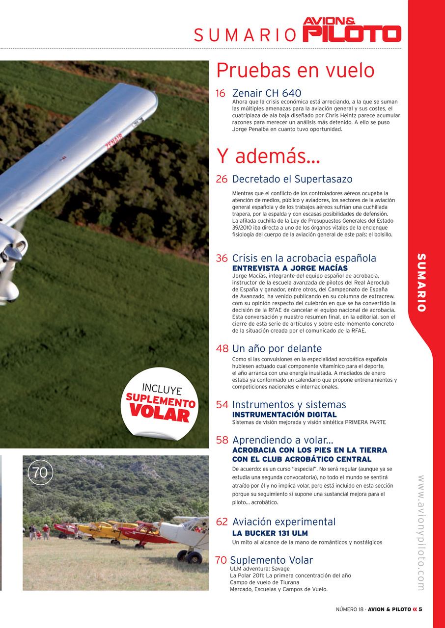 Revista Avion & Piloto Preview Pages