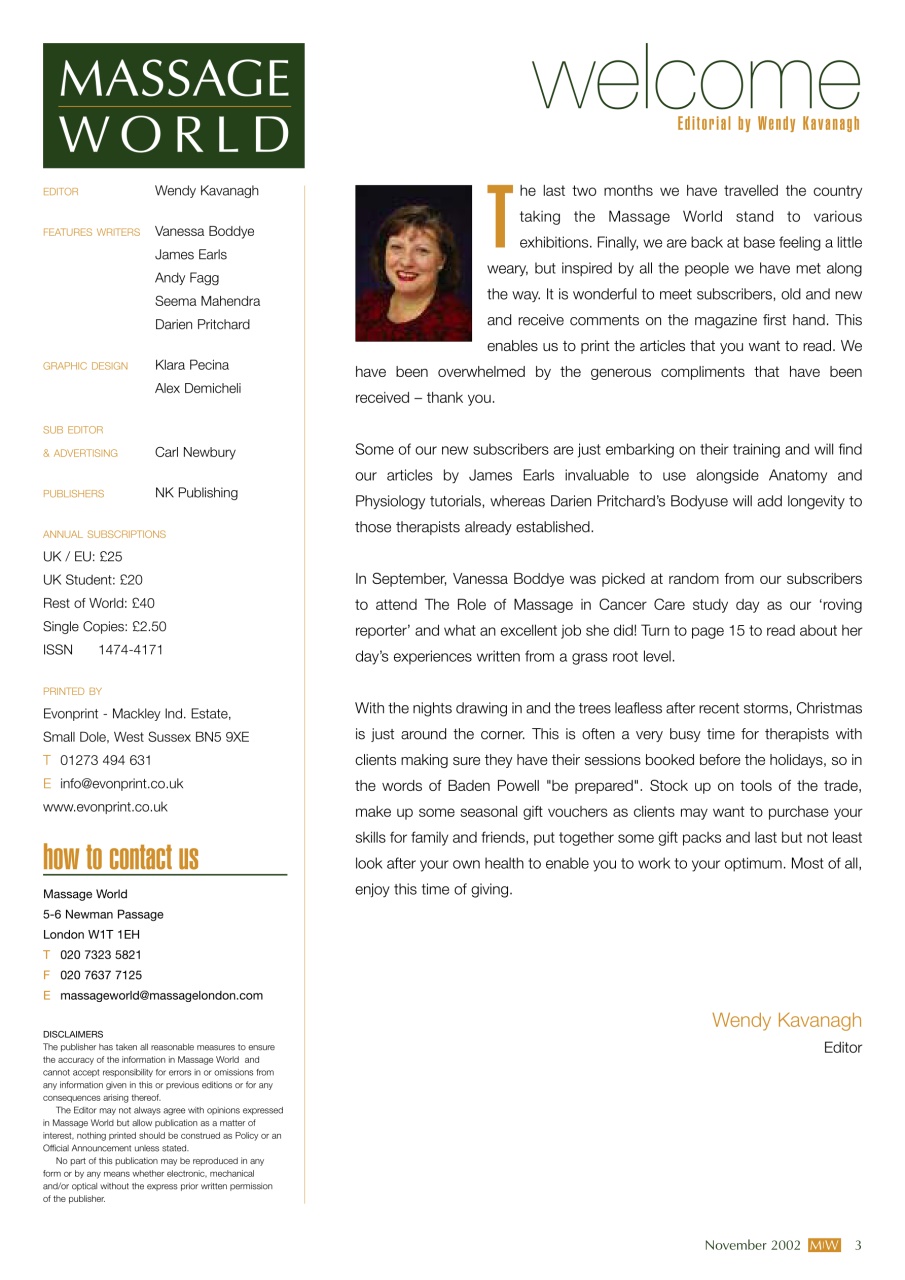 Massage World Preview Pages