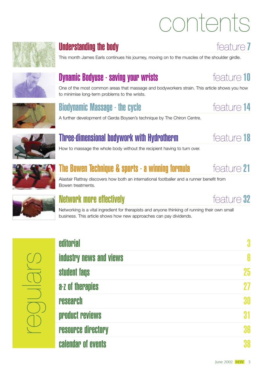 Massage World Preview Pages