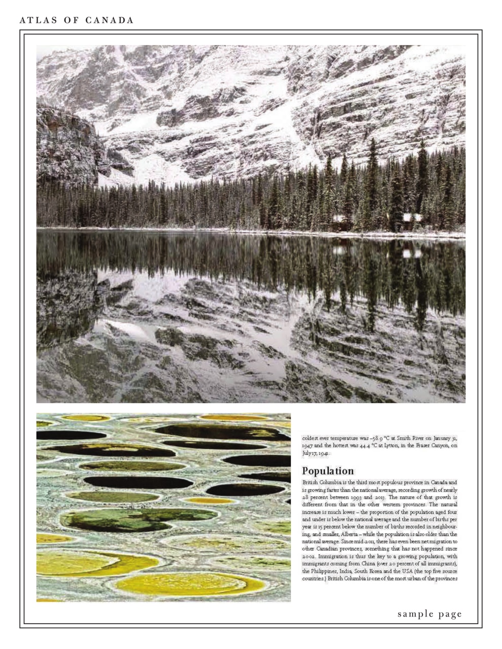 Canadian Geographic Preview Pages