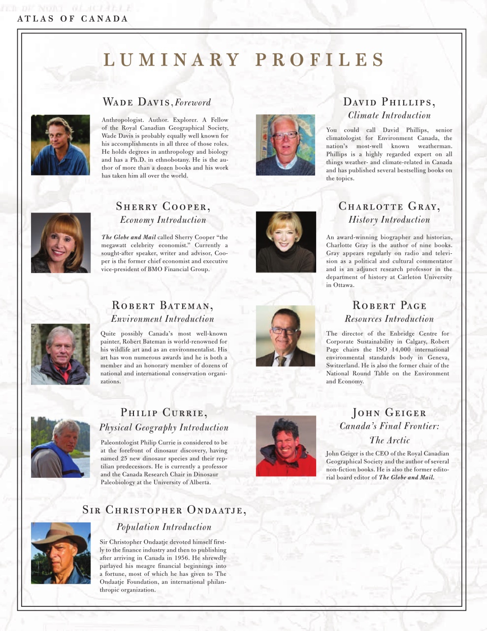 Canadian Geographic Preview Pages