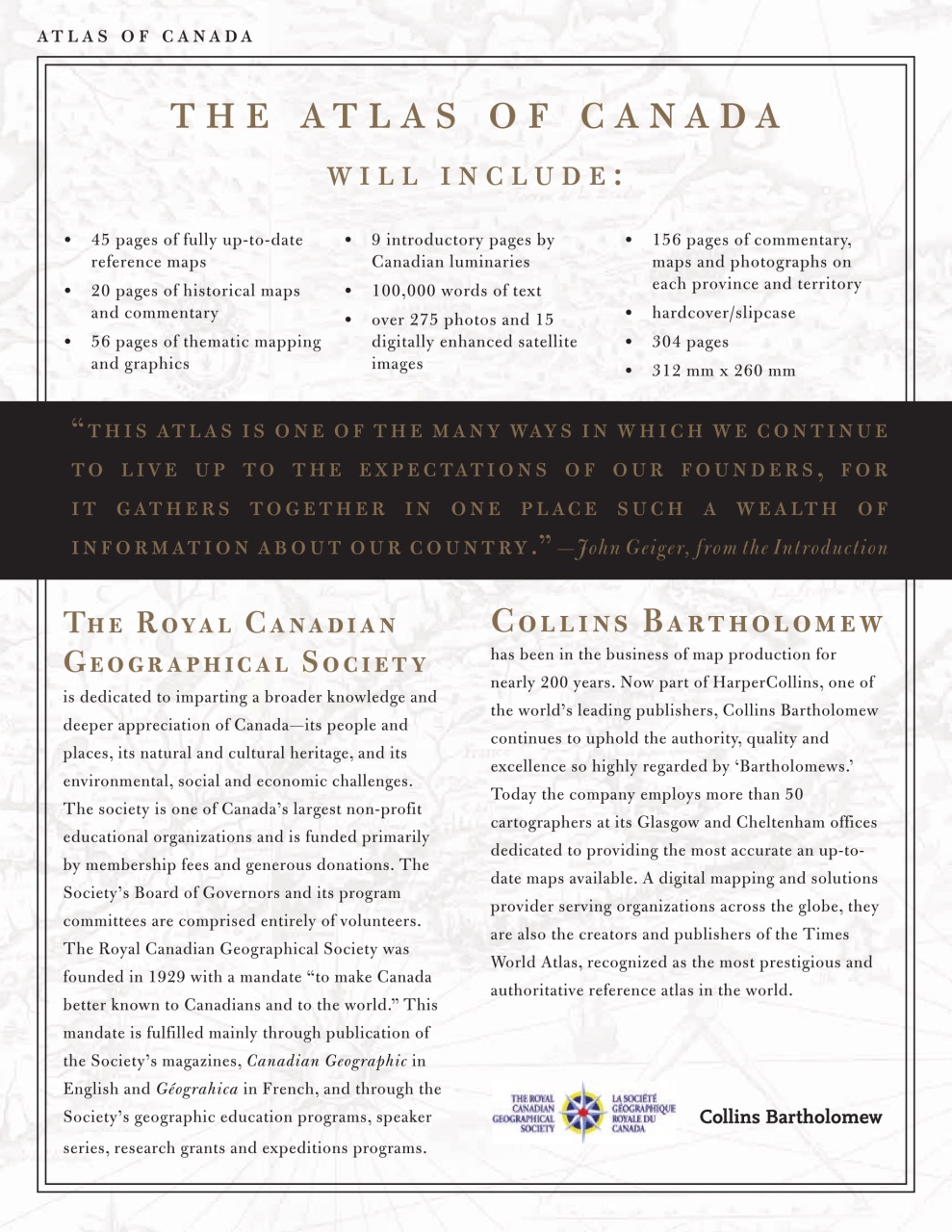 Canadian Geographic Preview Pages