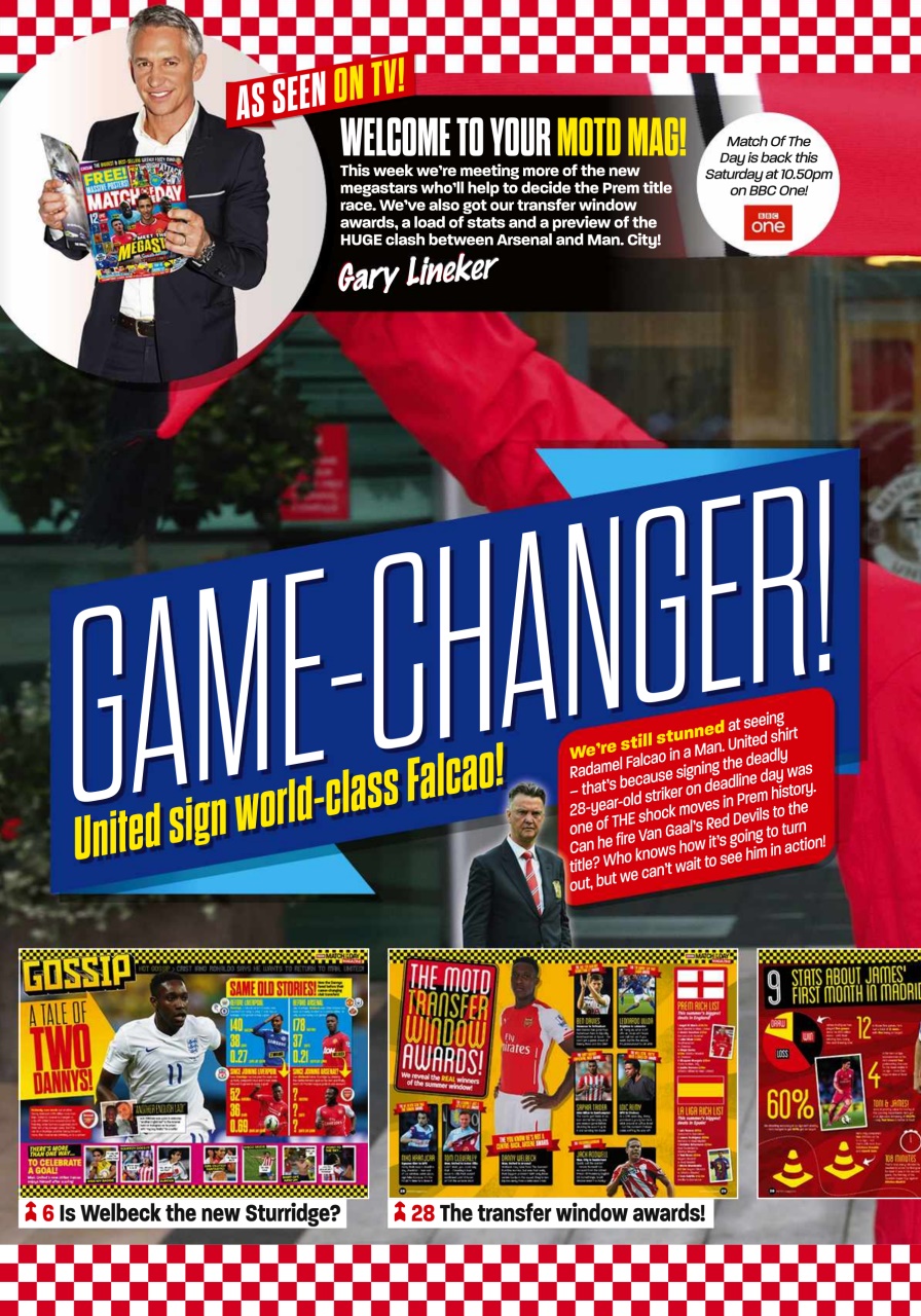 Match of the Day Preview Pages