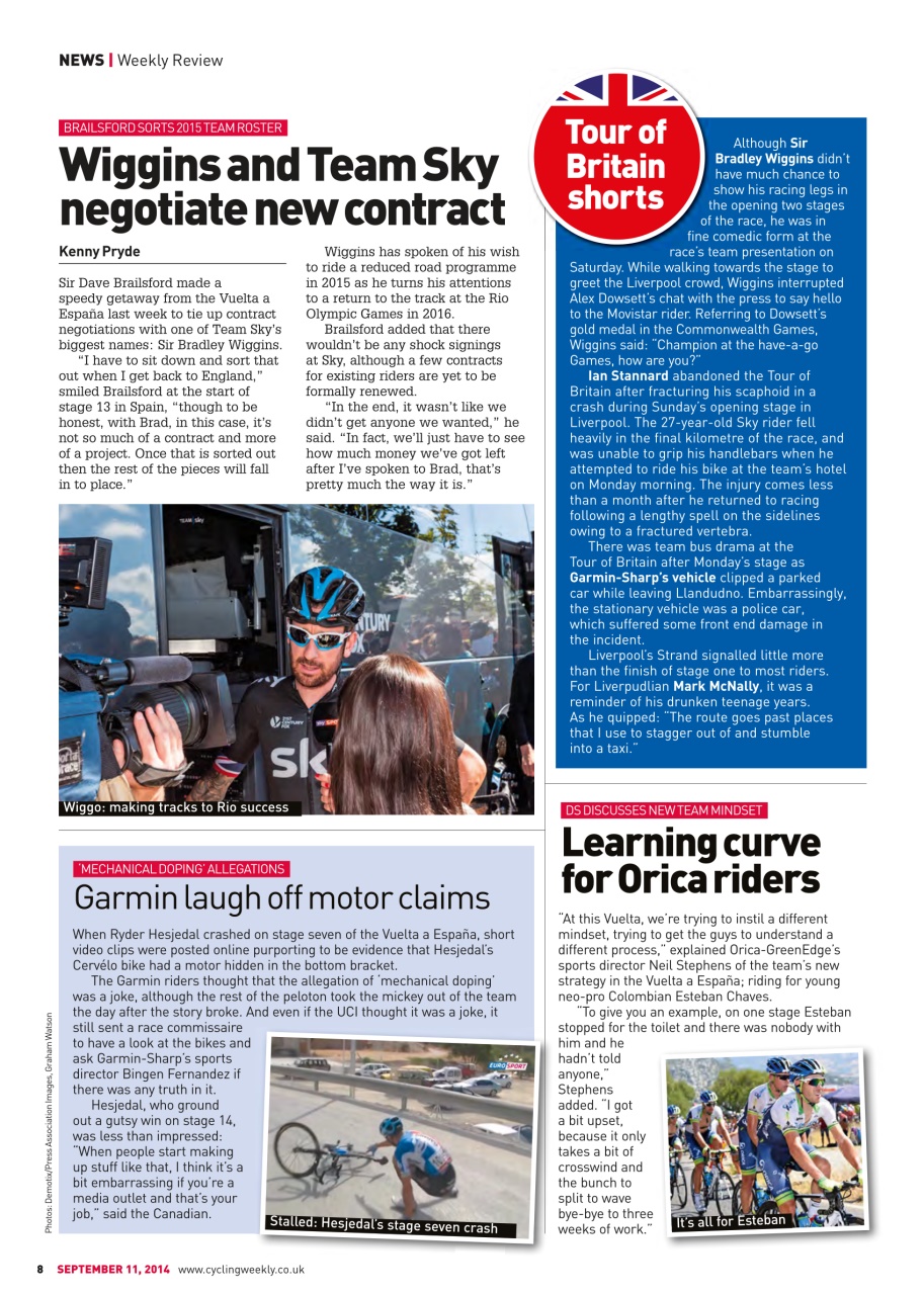 Cycling Weekly Preview Pages