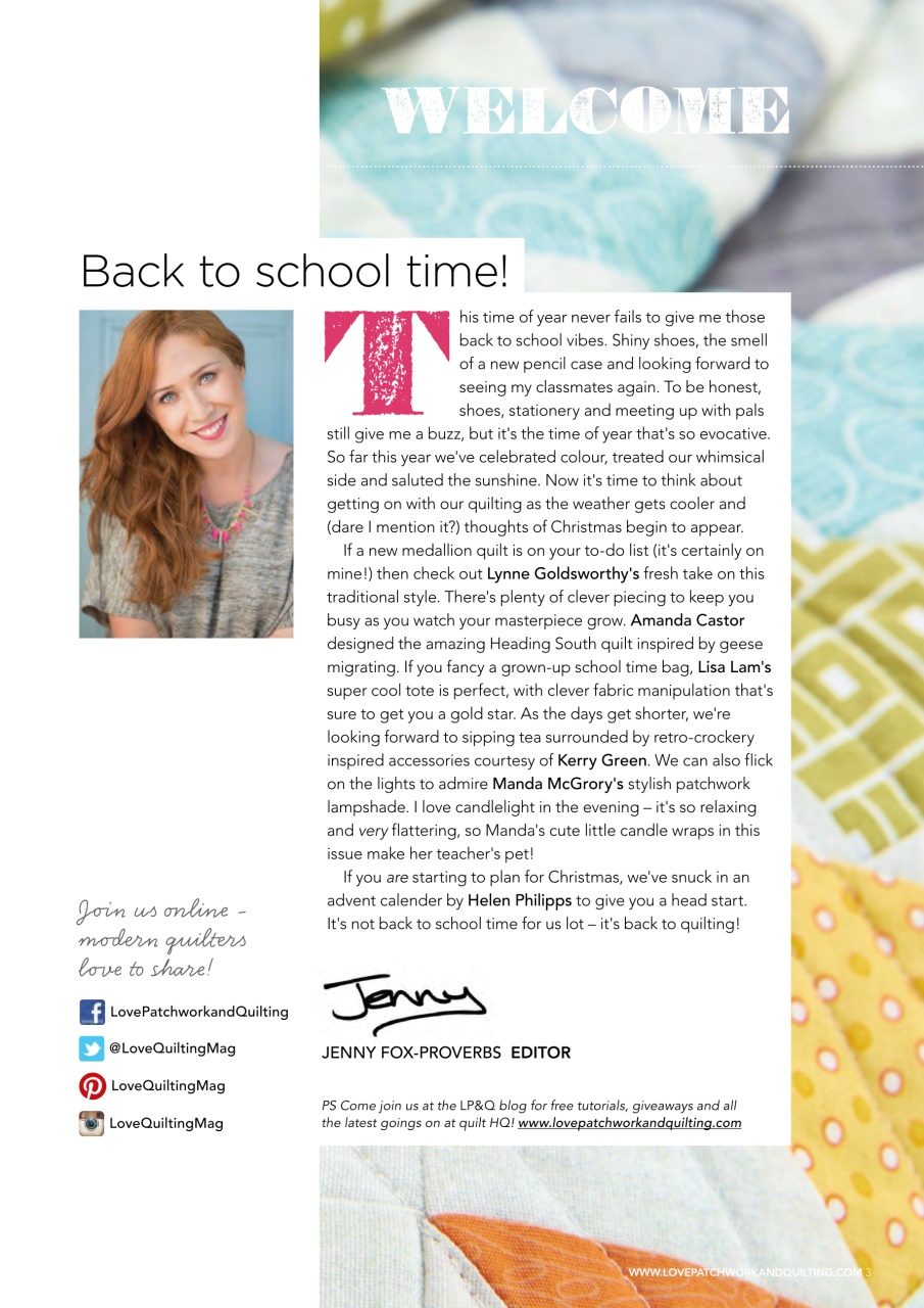 Love Patchwork & Quilting Preview Pages