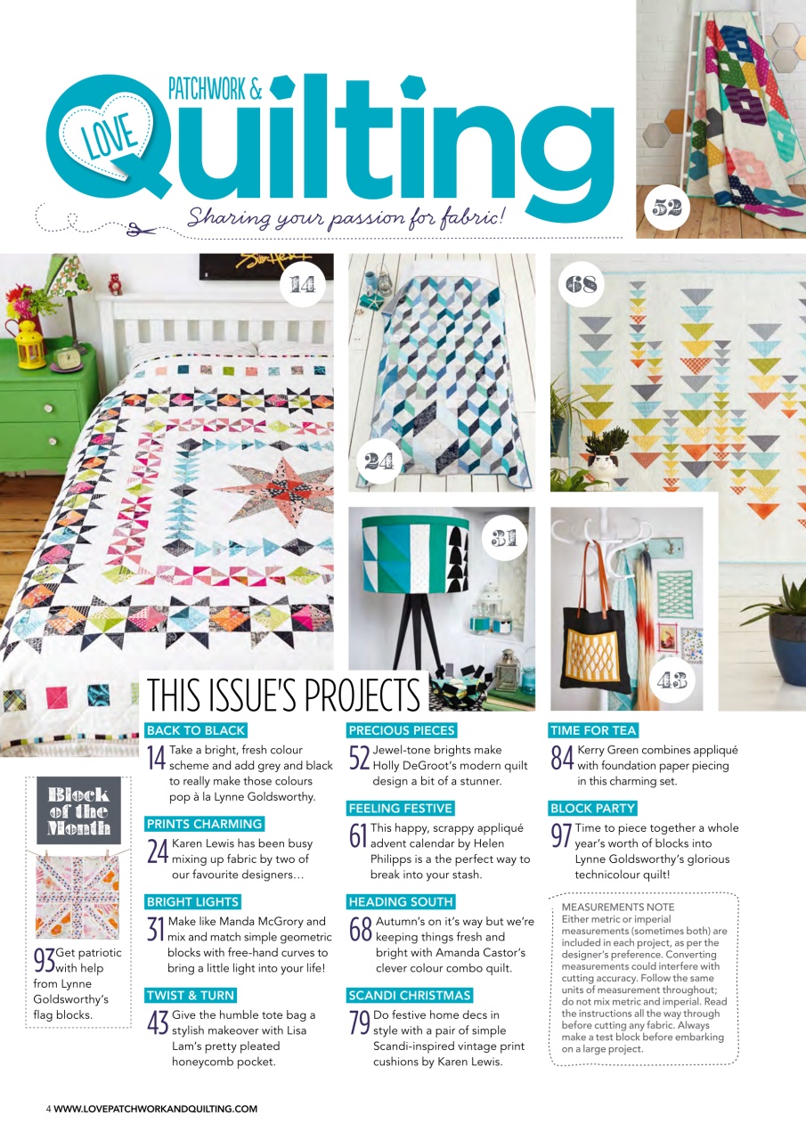Love Patchwork & Quilting Preview Pages