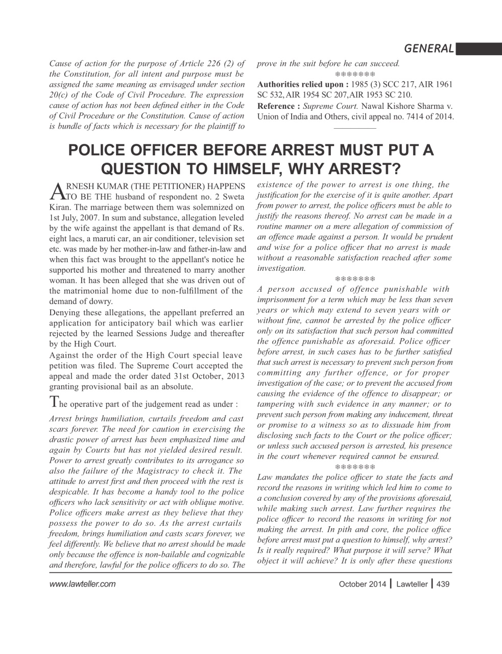 Lawteller – A Legal Awareness Magazine Preview Pages