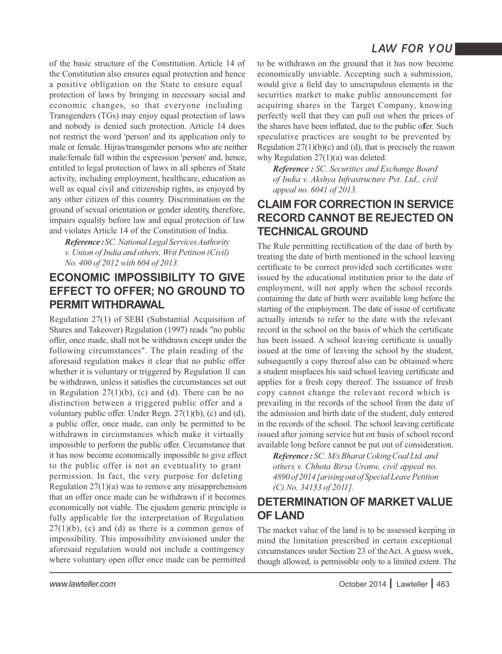 Lawteller – A Legal Awareness Magazine Preview Pages