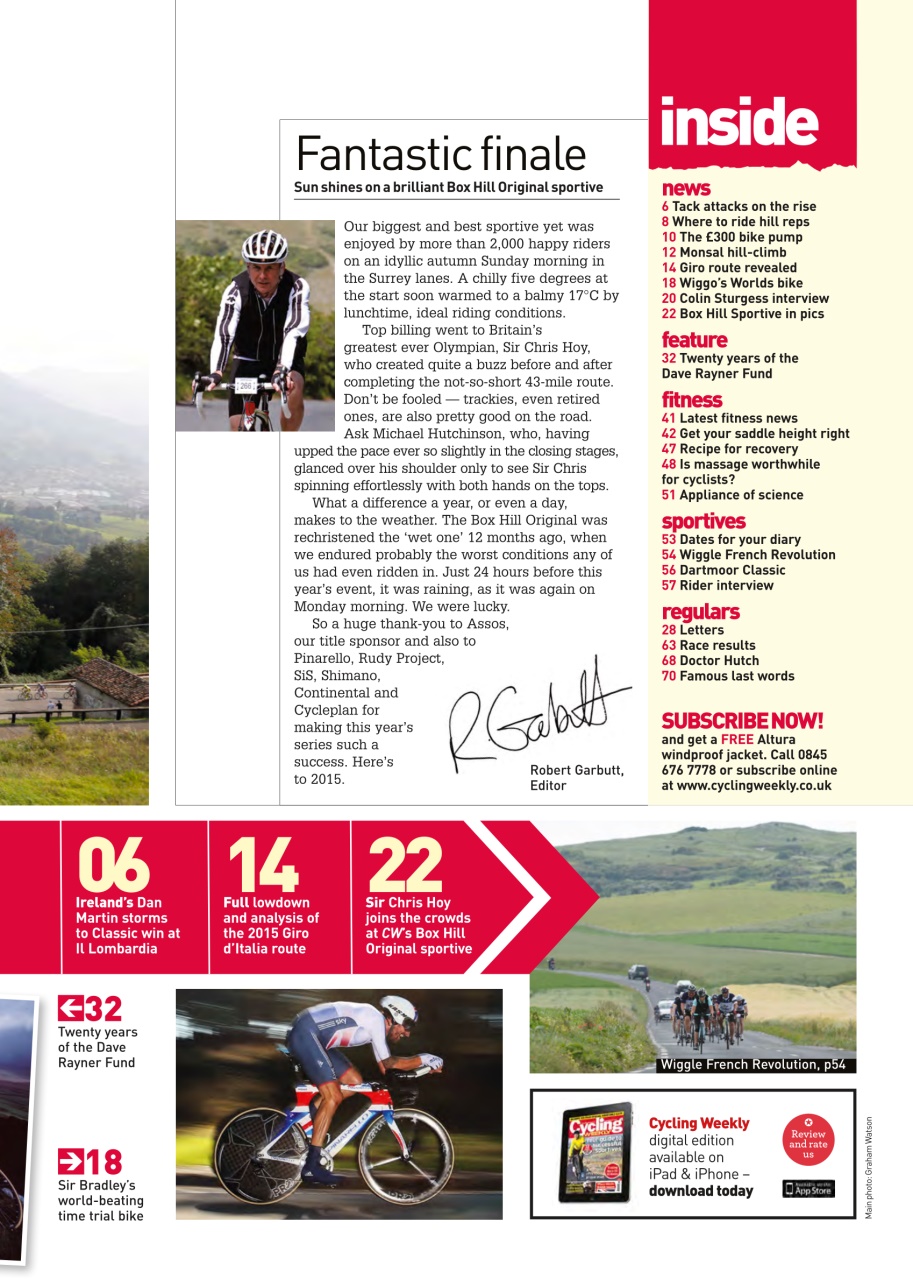 Cycling Weekly Preview Pages