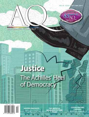 AQ: Australian Quarterly issue AQ: Australian Quarterly 85.4