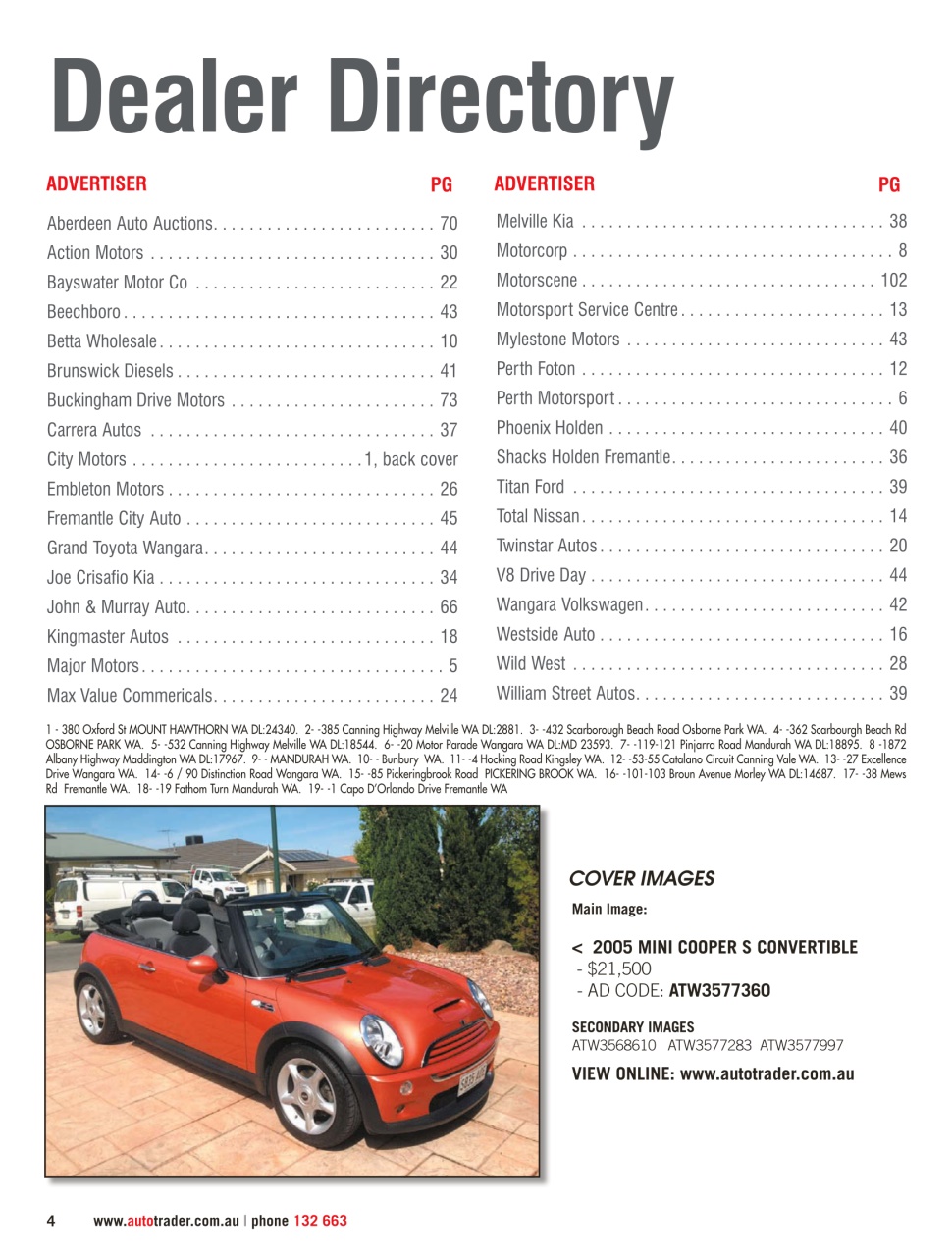 AutoTrader Preview Pages