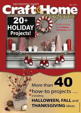 Craft & Home Projects issue Fall 2014