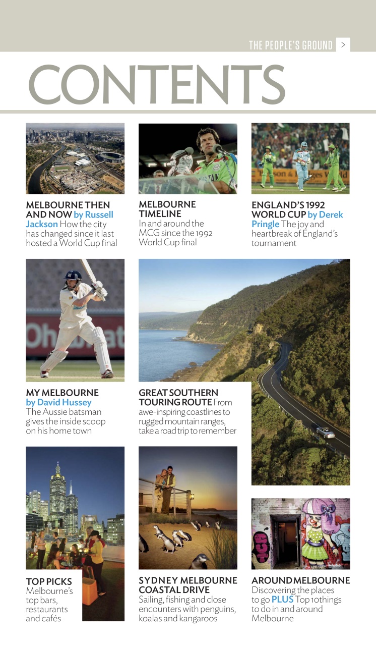 The Cricketer Magazine Preview Pages