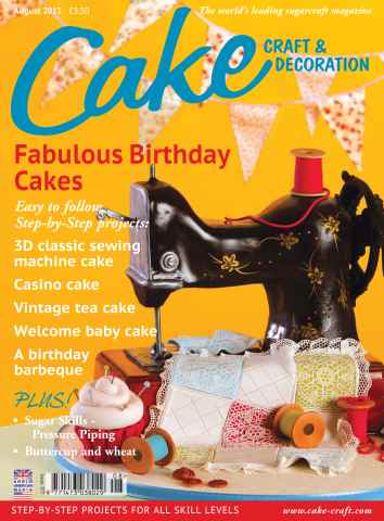 Cake Decoration & Sugarcraft Magazine issue August 2013