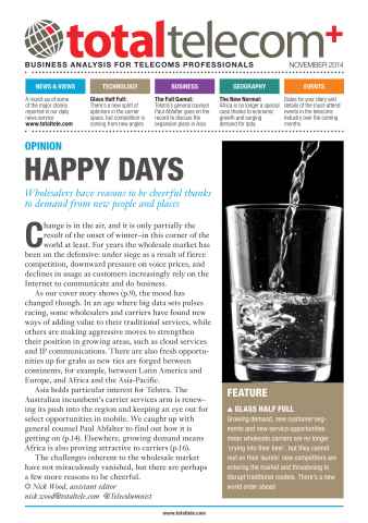 November 2014: Happy Days issue November 2014: Happy Days
