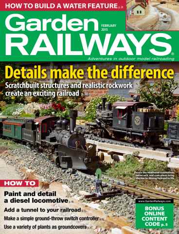 Garden Railways issue February 2015