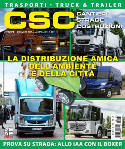 CSC Trasporti - ottobre / dicembre 2014 issue CSC Trasporti - ottobre / dicembre 2014