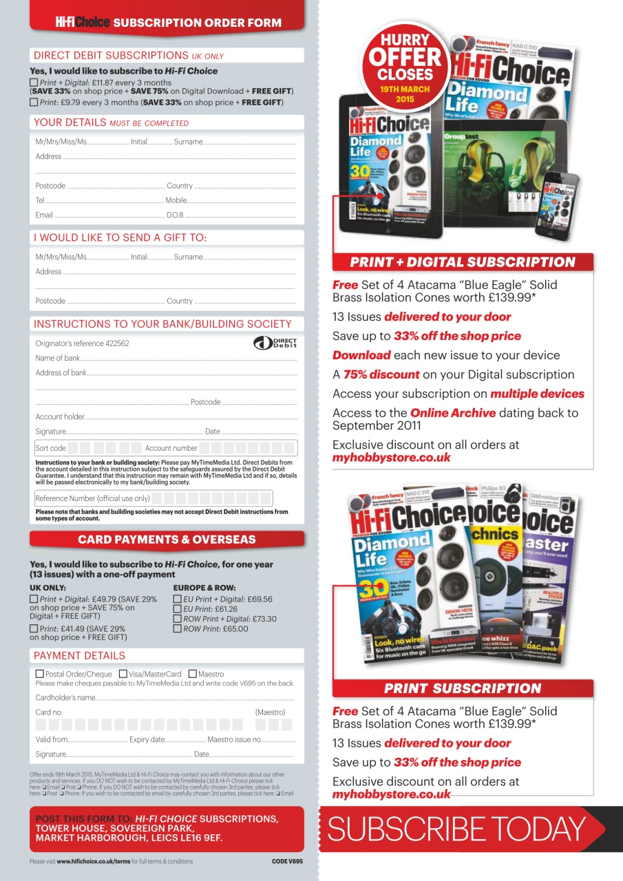 Hi-Fi Choice Preview Pages