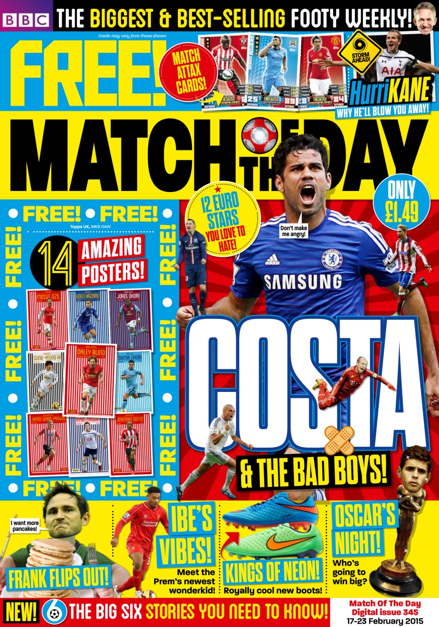 Match of the Day Preview Pages